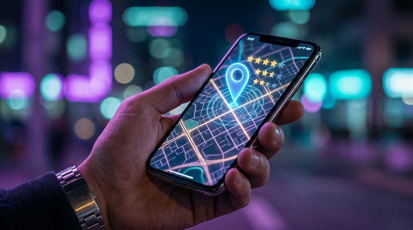 Lokale Sichtbarkeit über Smartphone